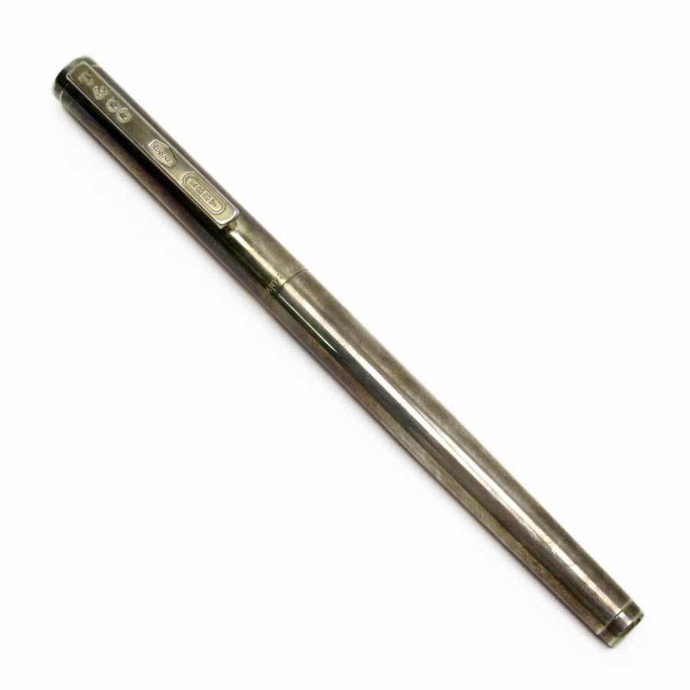 Tiffany Ballpoint Pen Silver Black